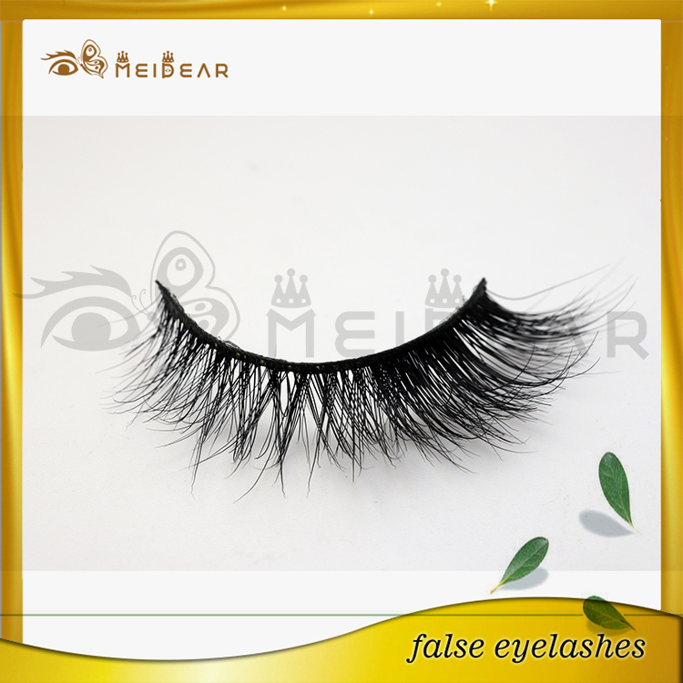 Distributor supply private package lovely 3d real mink lashes 